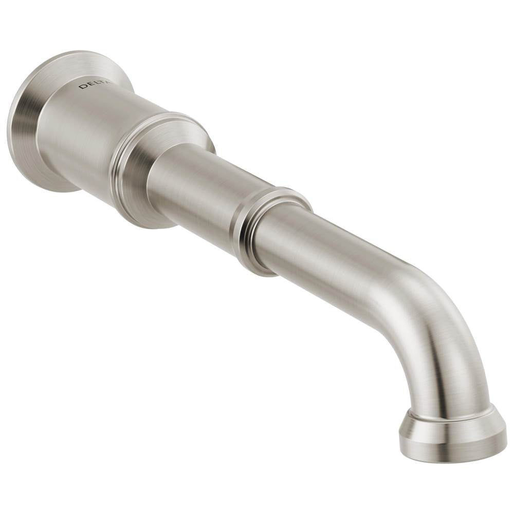 Delta Faucet - BroderickE Two Handle Wall Mount Bathroom Faucet Trim - Less Handles - LumicoatÂ® Stainless