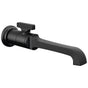 Delta Faucet - TetraE Single Handle Wall Mount Bathroom Faucet Trim - Matte Black