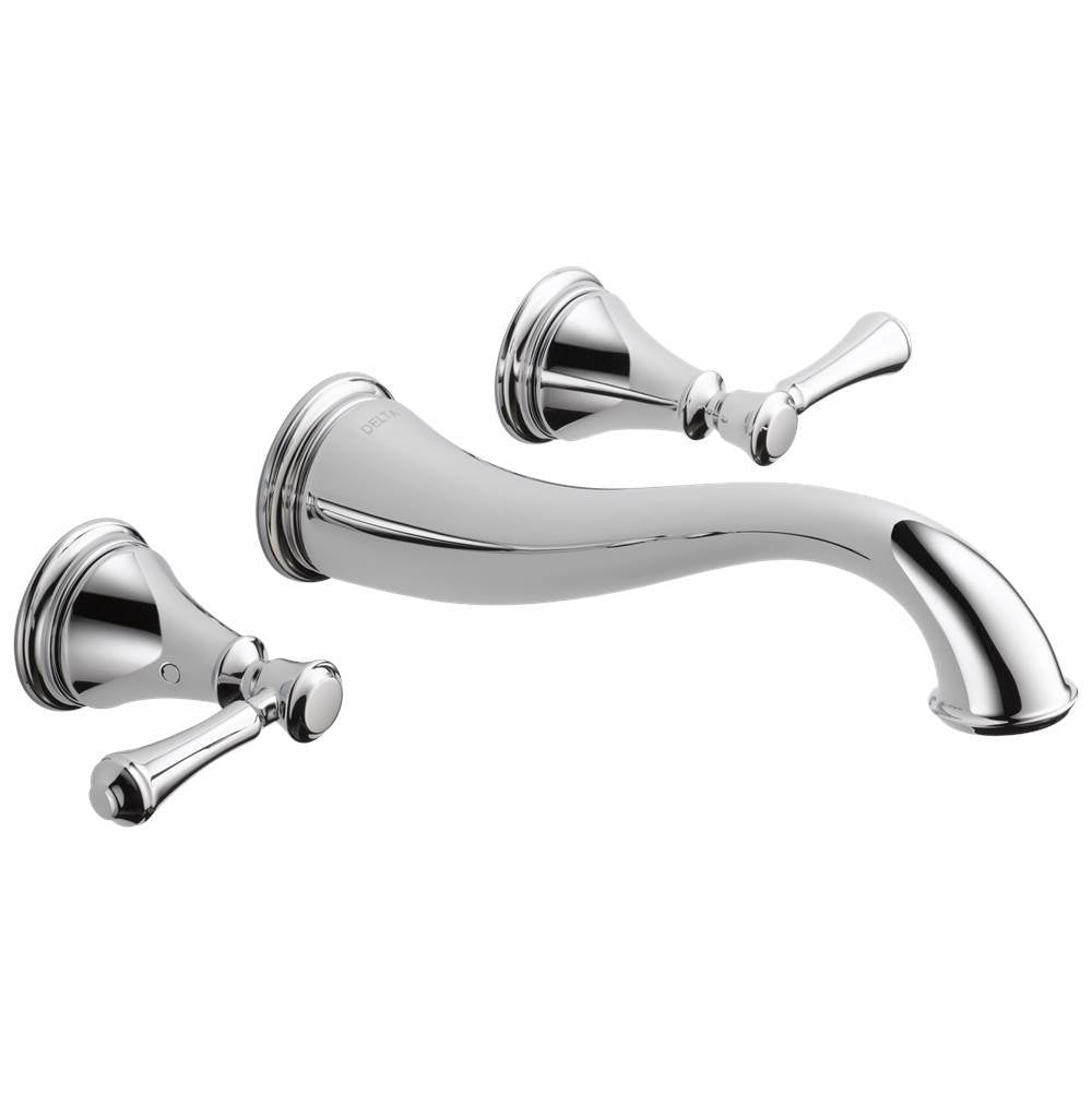 CassidyE Two Handle Wall Mount Bathroom Faucet Trim