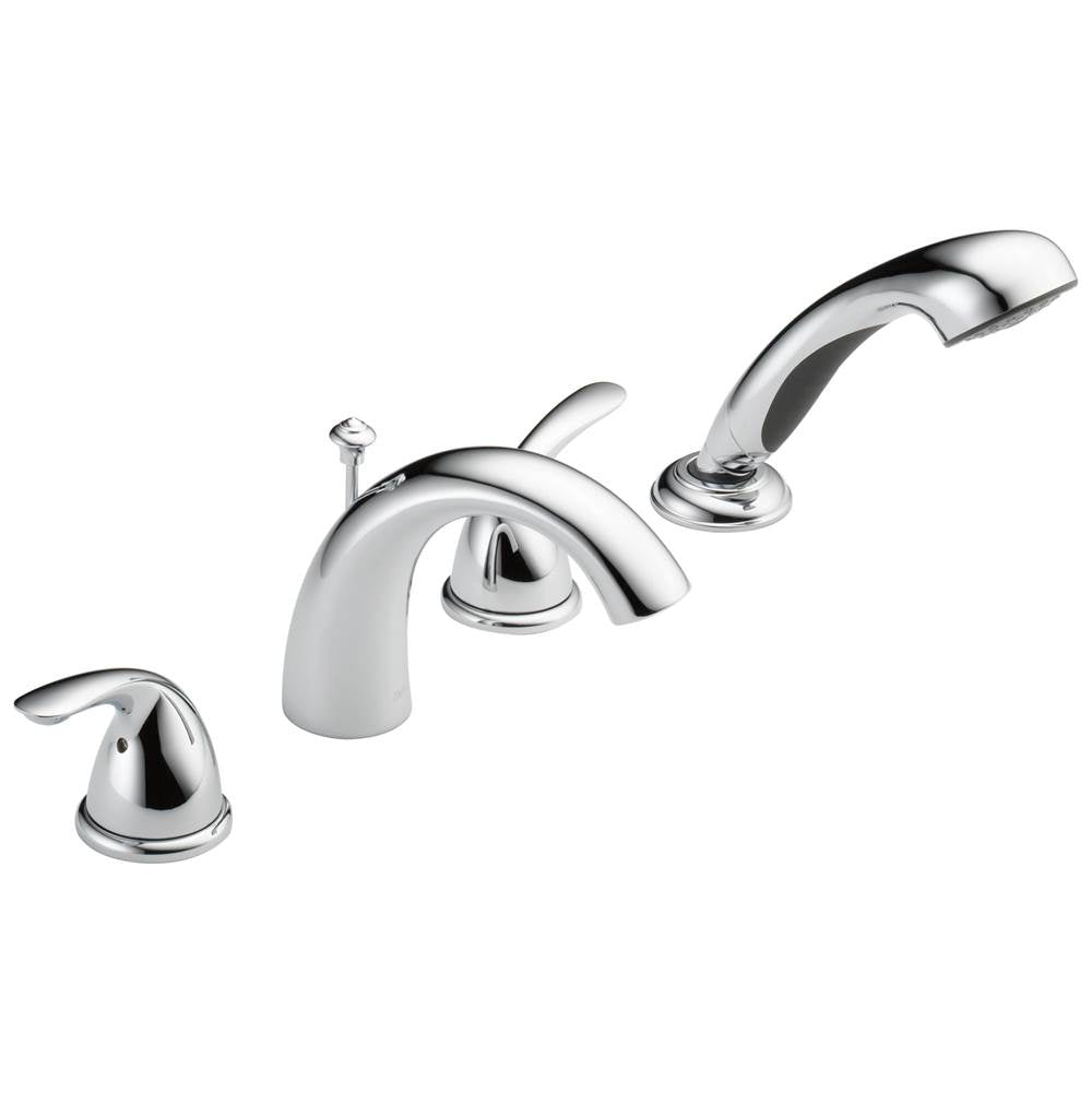 Delta Faucet - Classic Roman Tub with Hand Shower Trim - Chrome