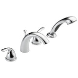 Delta Faucet - Classic Roman Tub with Hand Shower Trim - Chrome