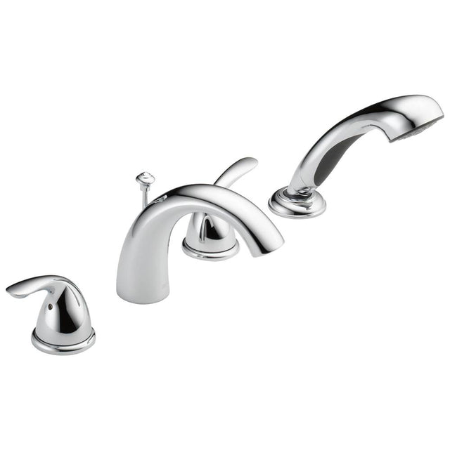 Delta Faucet - Classic Roman Tub with Hand Shower Trim - Chrome