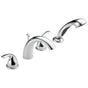Delta Faucet - Classic Roman Tub with Hand Shower Trim - Chrome