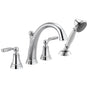 Delta Faucet - WoodhurstE Roman Tub with Handshower Trim - Chrome