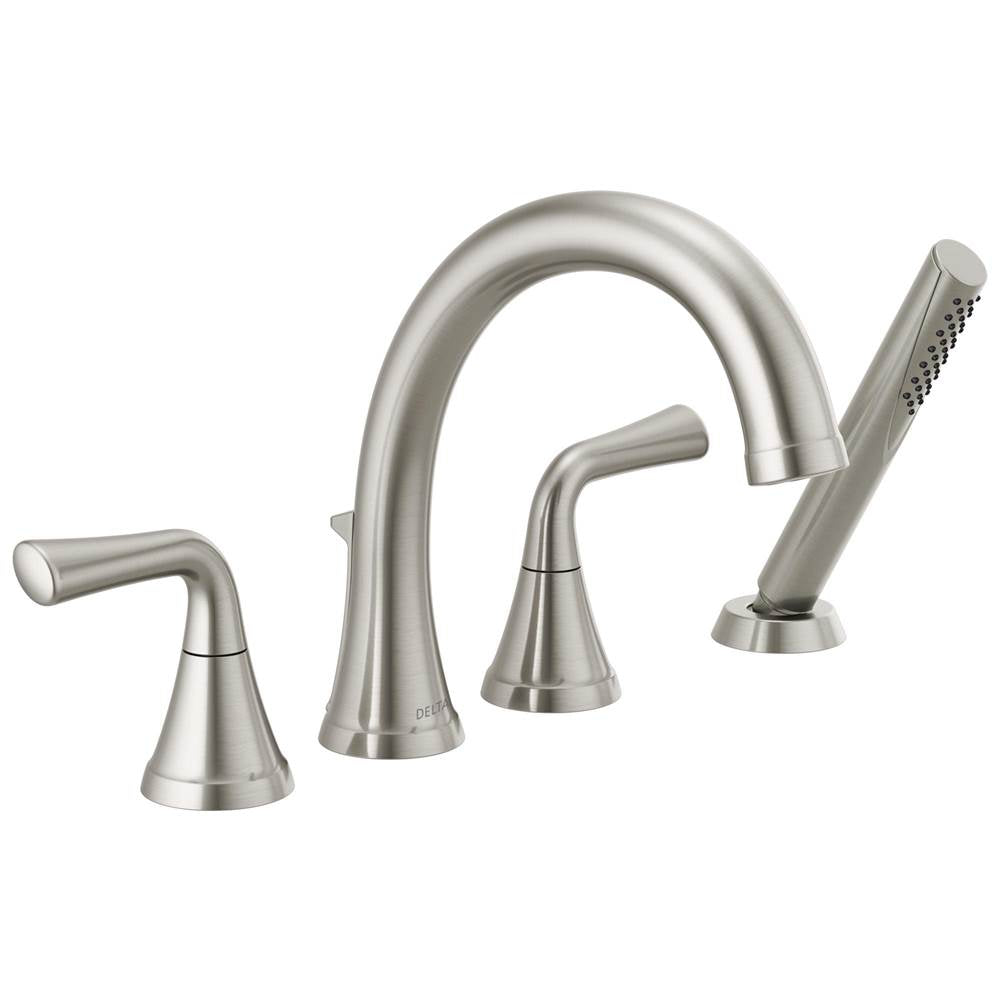 Delta Faucet - KayraE Roman Tub Trim with Hand Shower - Stainless