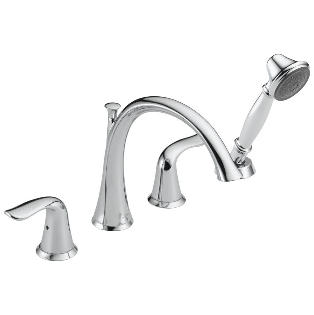 Delta Faucet - Lahara Roman Tub with Handshower Trim - Chrome