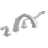 Delta Faucet - DrydenE Roman Tub with Hand Shower Trim - Chrome