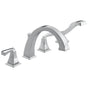 Delta Faucet - DrydenE Roman Tub with Hand Shower Trim - Chrome