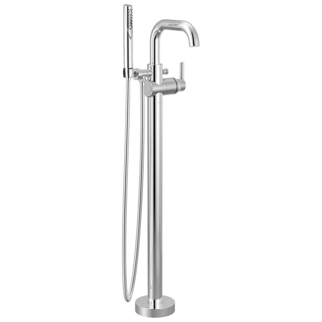 Delta Faucet - Trinsic Floor Mount Tub Filler - Chrome