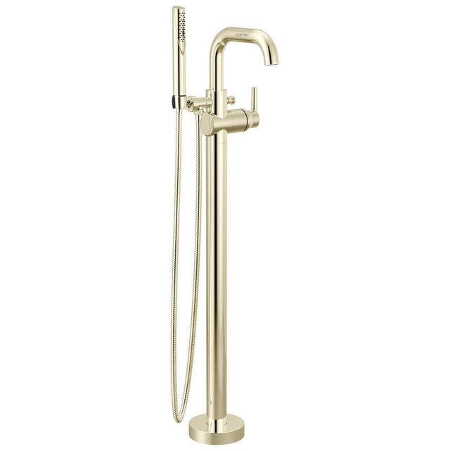 Delta Faucet - Trinsic Floor Mount Tub Filler - Polished Nickel