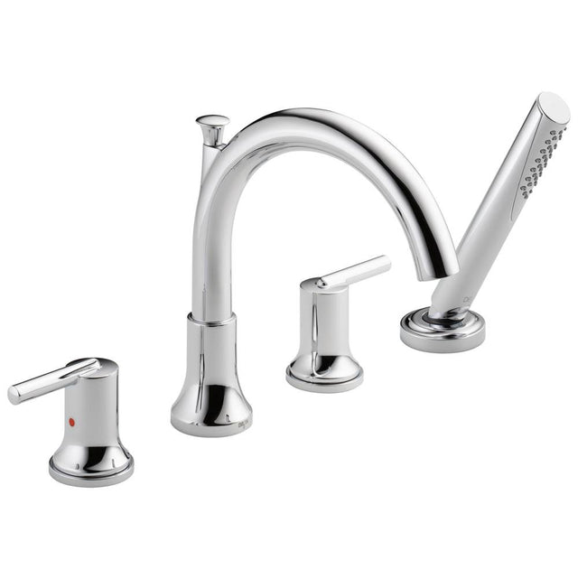 Delta Faucet - Trinsic Roman Tub with Hand Shower Trim - Chrome