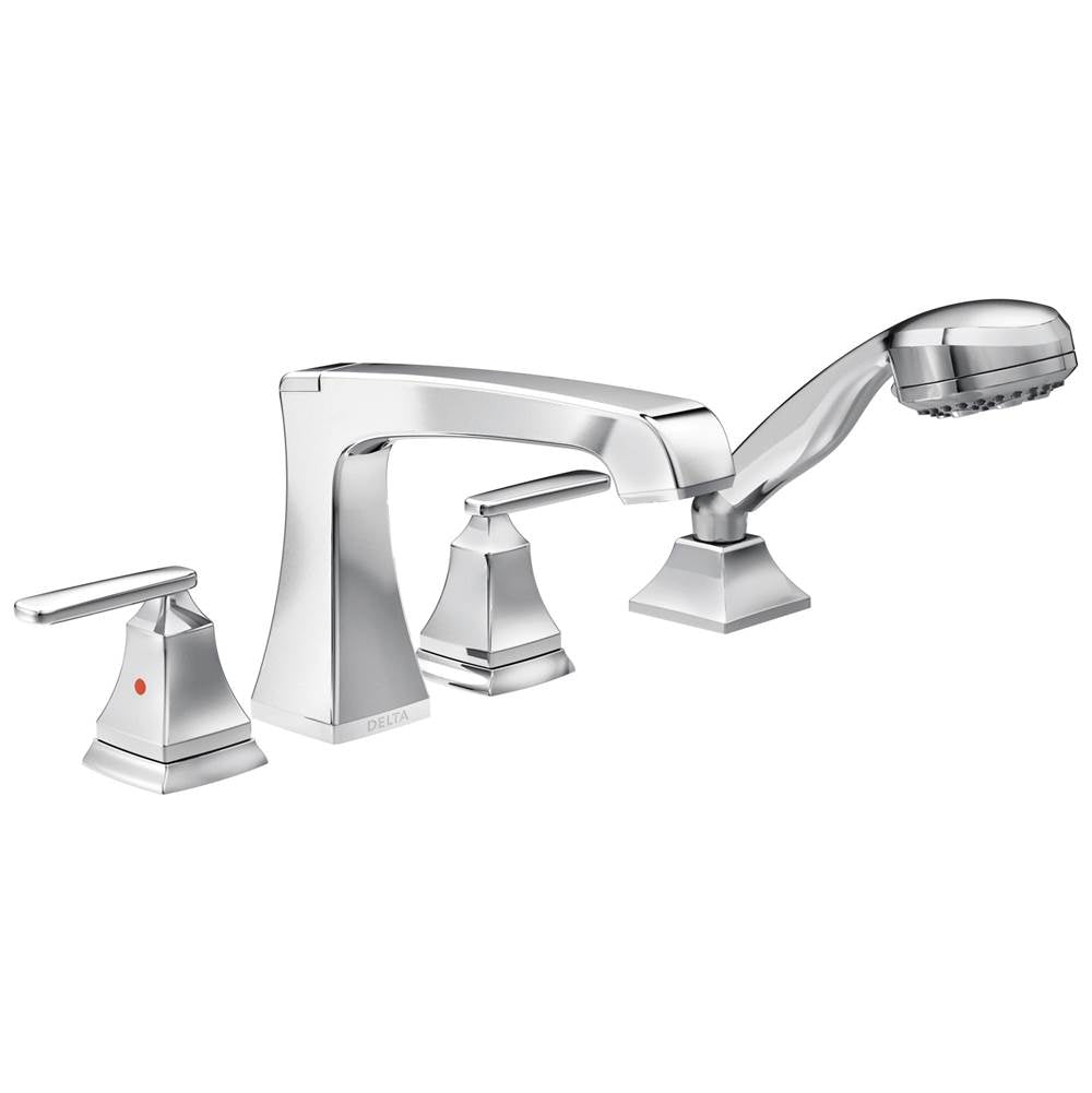 Delta Faucet - Ashlyn Roman Tub with Hand Shower Trim - Chrome