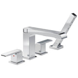 Delta Faucet - Ara Roman Tub with Hand Shower Trim - Chrome