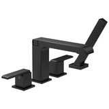 Delta Faucet - Ara Roman Tub Trim with Hand Shower - Matte Black