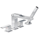 Delta Faucet - Ara Channel Roman Tub With Hand Shower Trim - Chrome