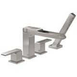 Delta Faucet - Ara Channel Roman Tub With Hand Shower Trim - Stainless