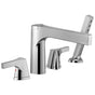 Delta Faucet - Zura Roman Tub with Hand Shower Trim - Chrome