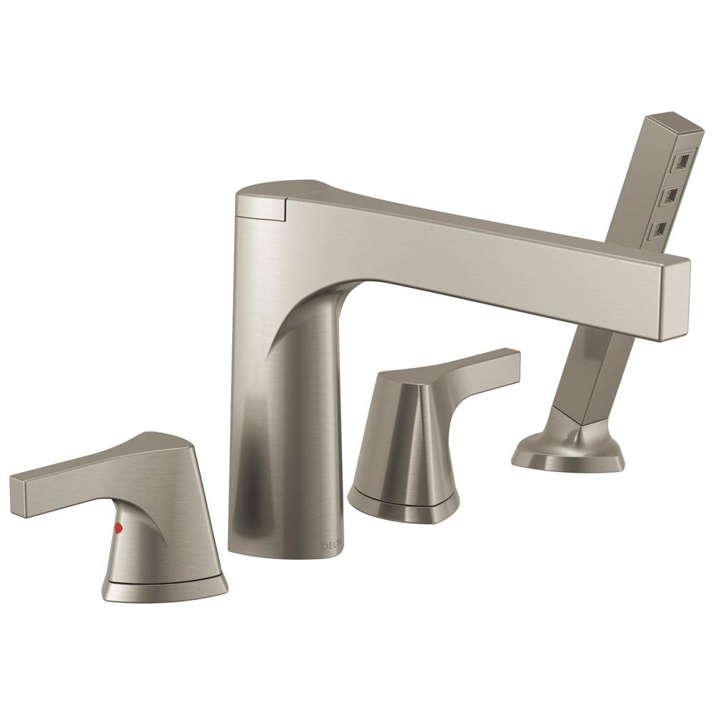 Delta Faucet - Zura Roman Tub with Hand Shower Trim - Stainless