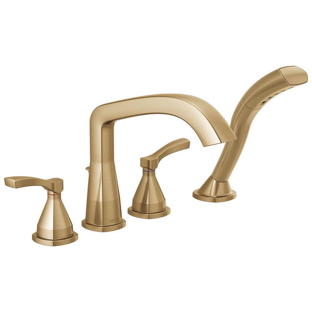Delta Faucet - Stryke Roman Tub Trim with Hand Shower - Lumicoat Champagne Bronze