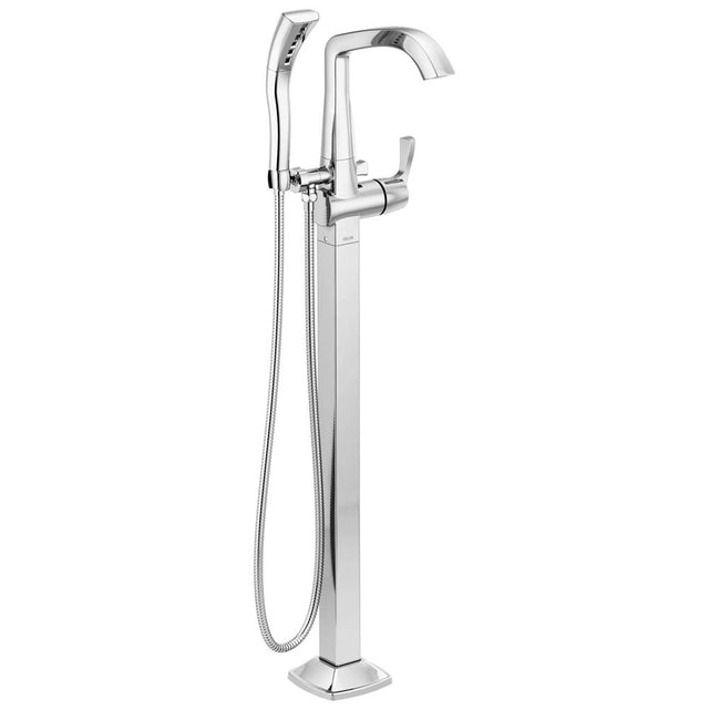 Delta Faucet - Stryke Floor Mount Tub Filler Trim - Lumicoat Chrome