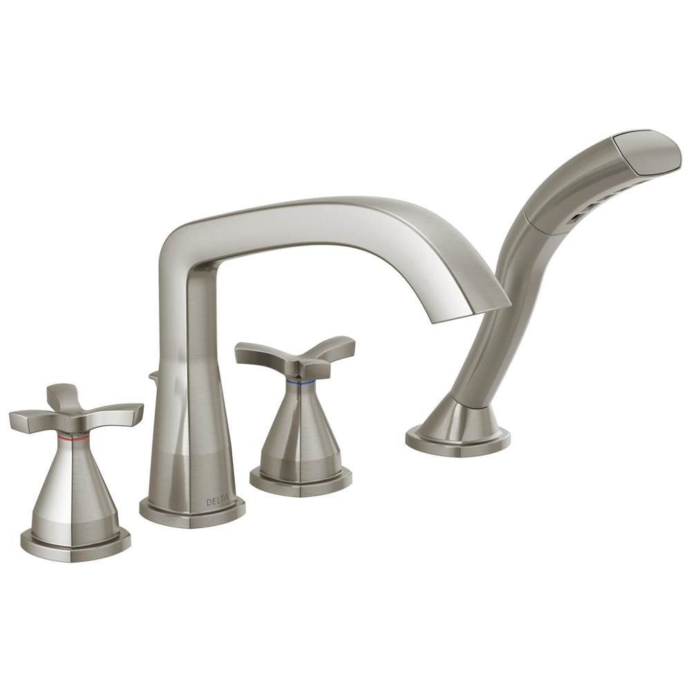 Delta Faucet - Stryke Roman Tub Trim with Hand Shower - Lumicoat Stainless