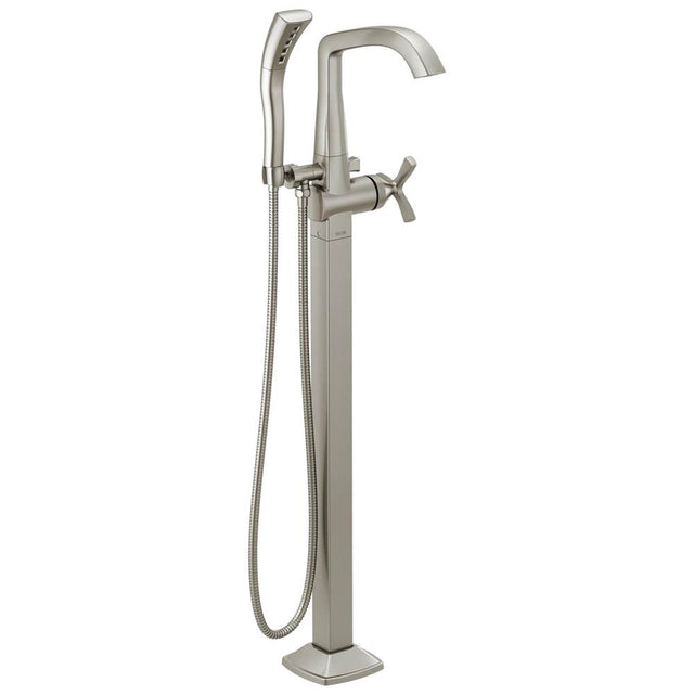 Delta Faucet - Stryke Floor Mount Tub Filler Trim - Lumicoat Stainless