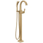 Delta Faucet - Stryke Floor Mount Tub Filler Trim - Lumicoat Champagne Bronze