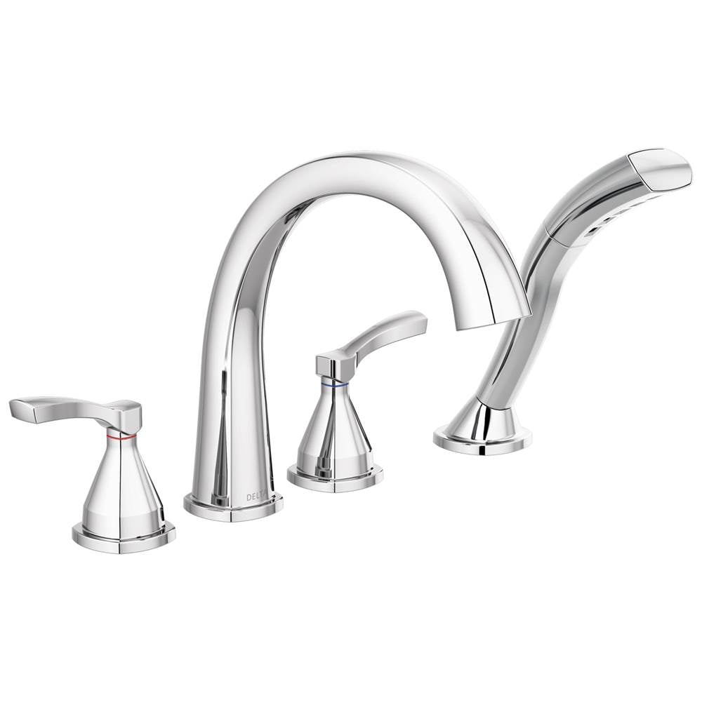 Delta Faucet - Stryke Roman Tub Trim with Hand Shower - Lumicoat Chrome