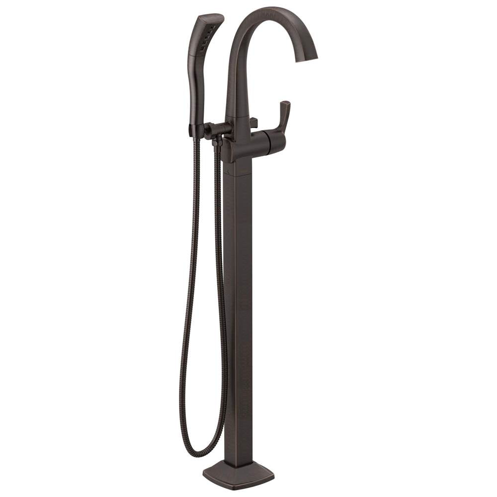 Delta Faucet - Stryke Single Handle Floor Mount Tub Filler Trim - Venetian Bronze