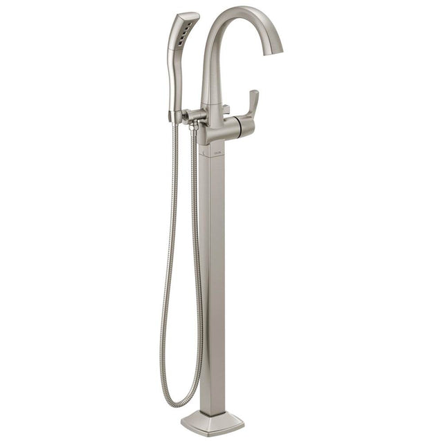 Delta Faucet - Stryke Floor Mount Tub Filler Trim - Lumicoat Stainless