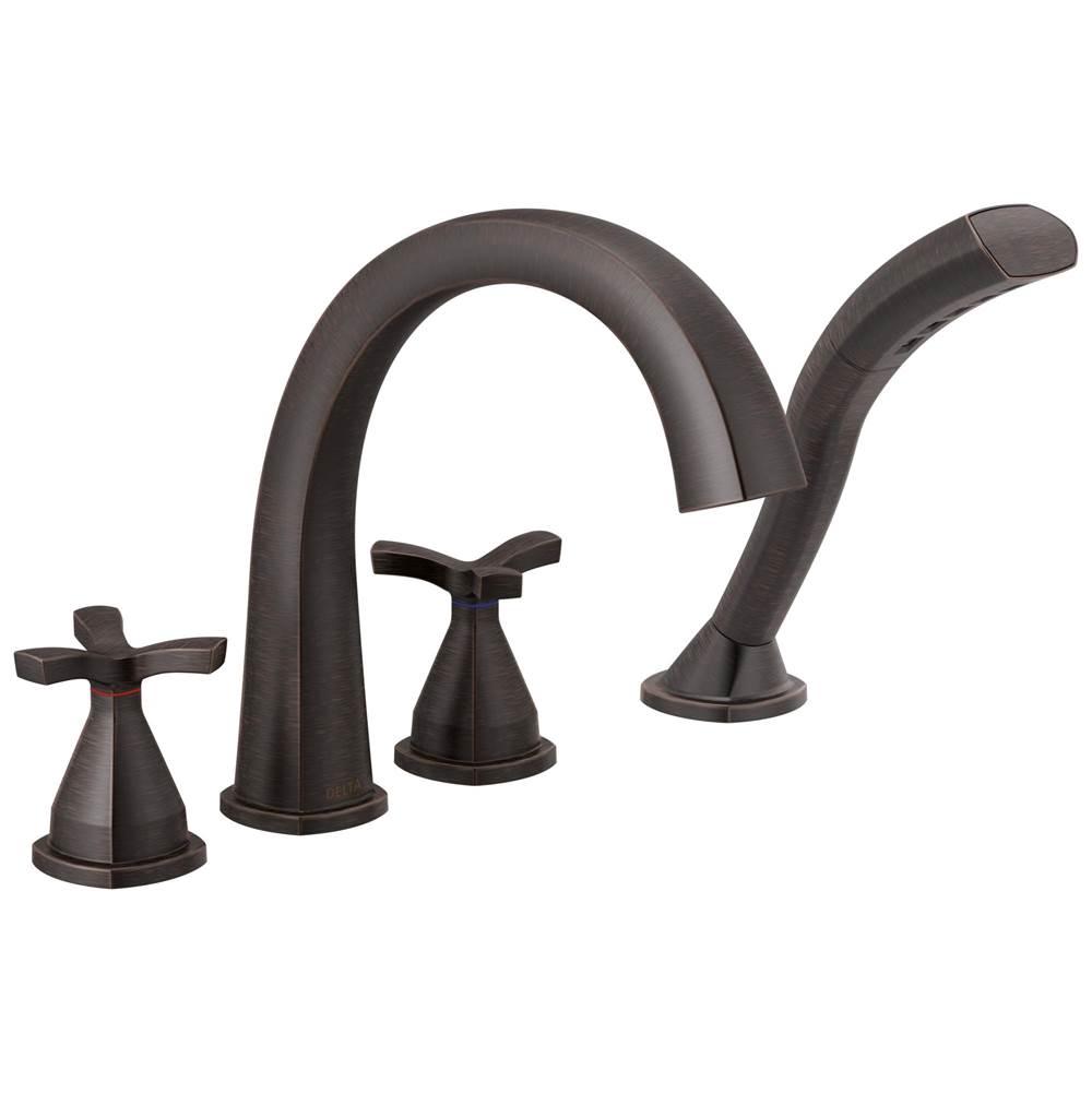 Delta Faucet - Stryke Four Hole Roman Tub Trim - Venetian Bronze