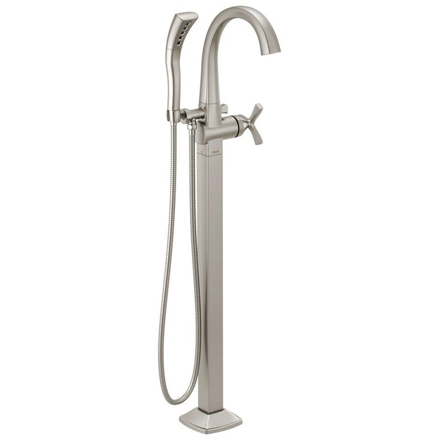Delta Faucet - Stryke Floor Mount Tub Filler Trim - Lumicoat Stainless