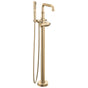 Delta Faucet - BroderickE Floor Mount Tub Filler Trim- Less Handle - LumicoatÂ® Champagne Bronze