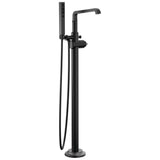 Delta Faucet - TetraE Floor Mount Tub Filler Trim - Matte Black