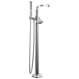 Delta Faucet - TetraE Floor Mount Tub Filler Trim - LumicoatÂ® Chrome