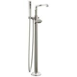 Delta Faucet - TetraE Floor Mount Tub Filler Trim - LumicoatÂ® Stainless