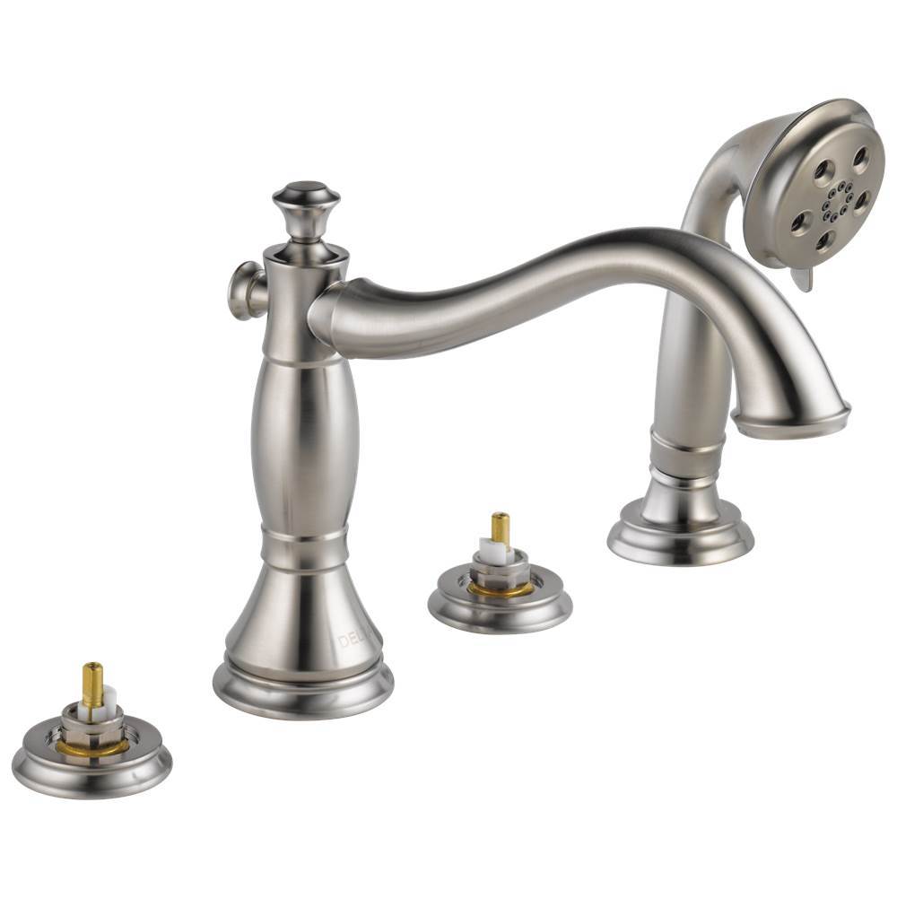 CassidyE Roman Tub with Hand Shower Trim - Less Handles