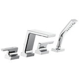 Delta Faucet - PivotalE Roman Tub with Hand Shower Trim - LumicoatÂ® Chrome