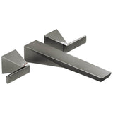 Delta Faucet - TrillianE Wall Mount Tub Filler Trim - LumicoatÂ® Black Stainless