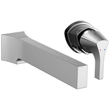 Delta Faucet - Zura Single Handle Wall Mount Bathroom Faucet Trim - Chrome