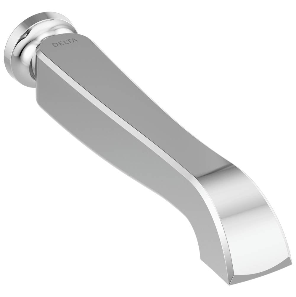 Delta Faucet - DorvalE Two Handle Wall Mount Tub Filler - Less Handles - Chrome