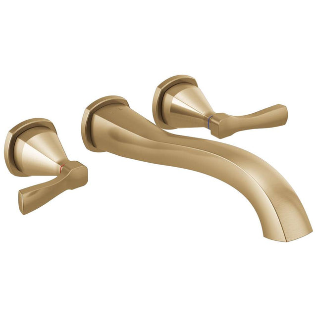Delta Faucet - Stryke Wall Mounted Tub Filler - Lumicoat Champagne Bronze