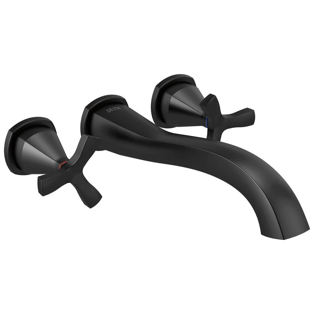 Delta Faucet - Stryke Wall Mounted Tub Filler - Matte Black