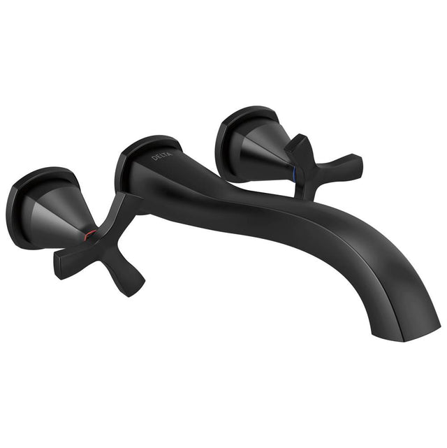 Delta Faucet - Stryke Wall Mounted Tub Filler - Matte Black