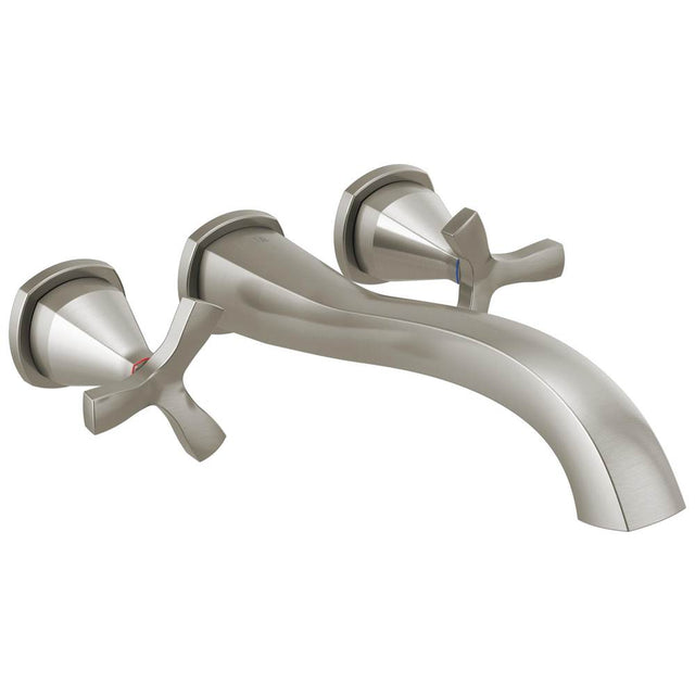 Delta Faucet - Stryke Wall Mounted Tub Filler - Lumicoat Stainless