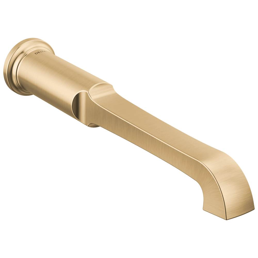 Delta Faucet - TetraE Wall Mount Tub Filler Trim - LumicoatÂ® Champagne Bronze
