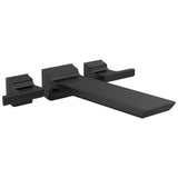 Delta Faucet - PivotalE Two Handle Wall Mounted Tub Filler - Matte Black