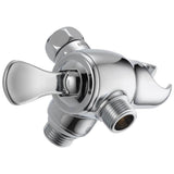 Delta Faucet - Universal Showering Components 3-Way Shower Arm Diverter with Hand Shower Mount - Chrome