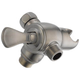 Delta Faucet - Universal Showering Components 3-Way Shower Arm Diverter with Hand Shower Mount - Stainless