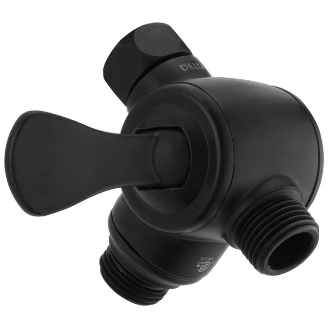 Delta Faucet - Universal Showering Components 3-Way Shower Arm Diverter for Hand Shower - Matte Black